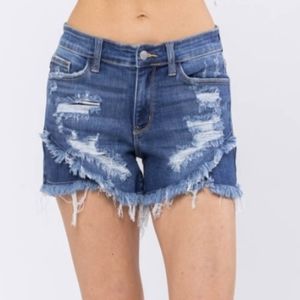 Only 1 left in stock! Judy Blue Tulip Hem Shorts